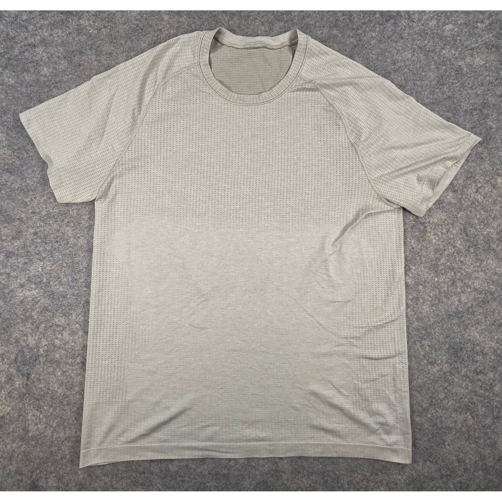 Lululemon Metal Vent Tech Short Sleeve Shirt Gray Heather Mens Large